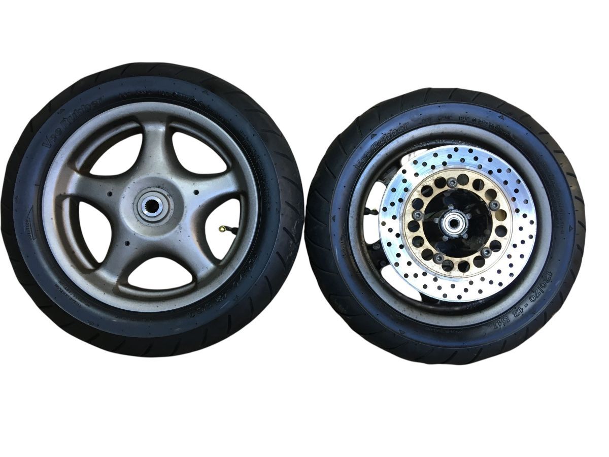 YAMAHA マジェスティ125 FI 5 CA コマジェ 前後 ホイール セット ディスク付 レストア 組み換え 流用 ＯＨにも 2786 Z 4426