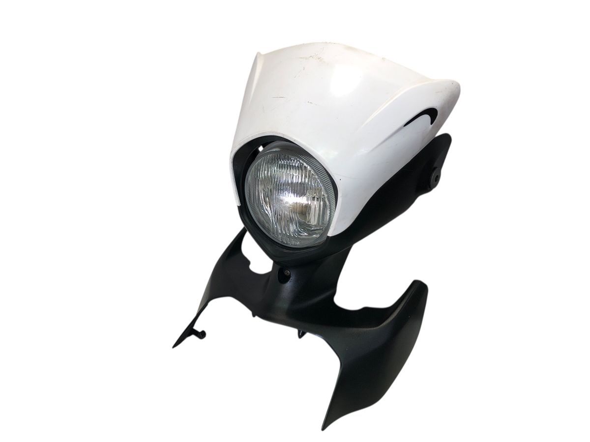 YAMAHA セロー250 FI DG17J ヘッドライト ヘッドライトカウル フロントカウル セット 点灯OK 綺麗目 良品（）2784-M7208