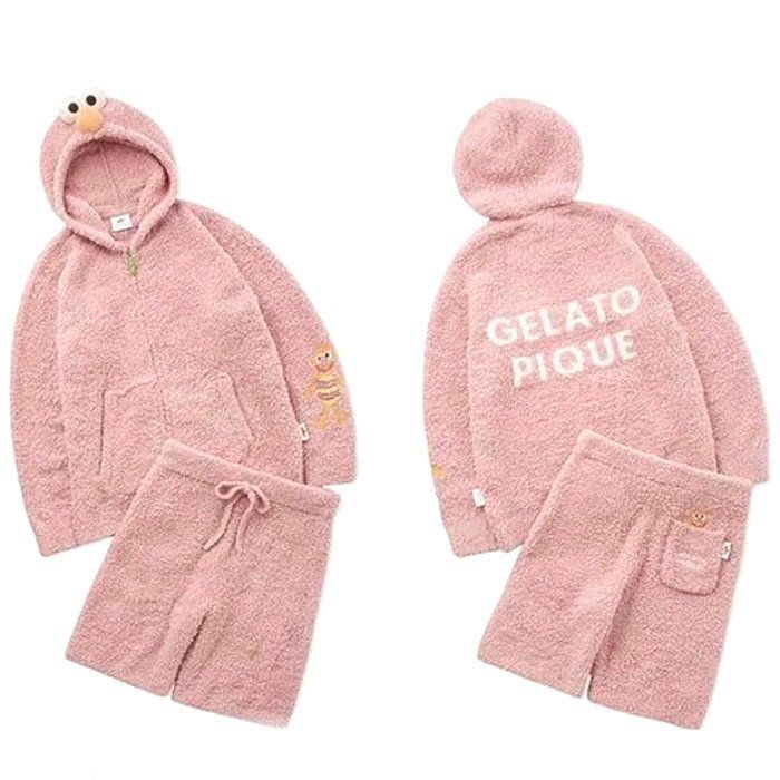 完売品ジェラートピケ セサミストリートエルモケーププルオーバーセットサイズ応相談 完売品ジェラートピケ セサミストリートエルモケーププルオーバー