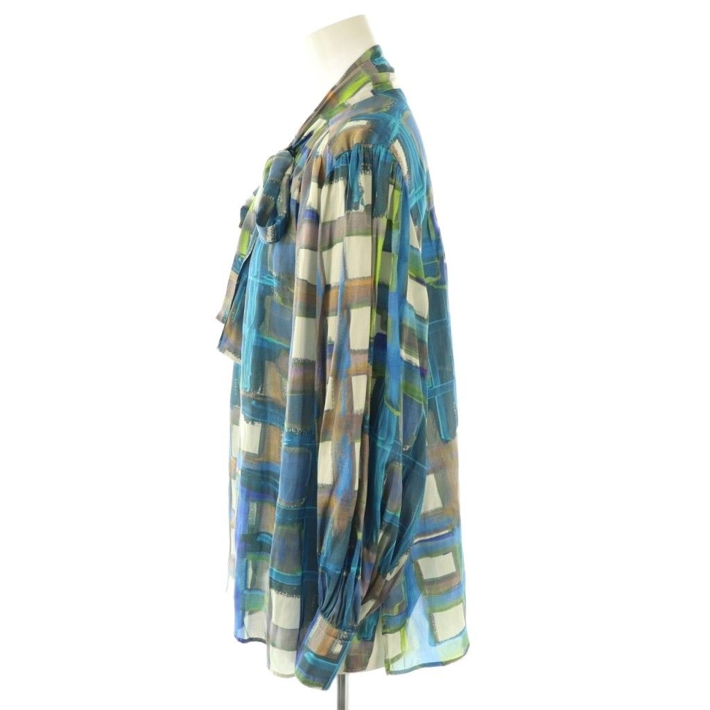 ワイドボウタイブラウス