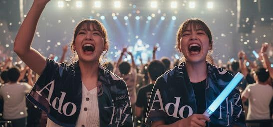 Ado アド グッズ 2025 ファッショナブル「Hibana」タオル マフラー