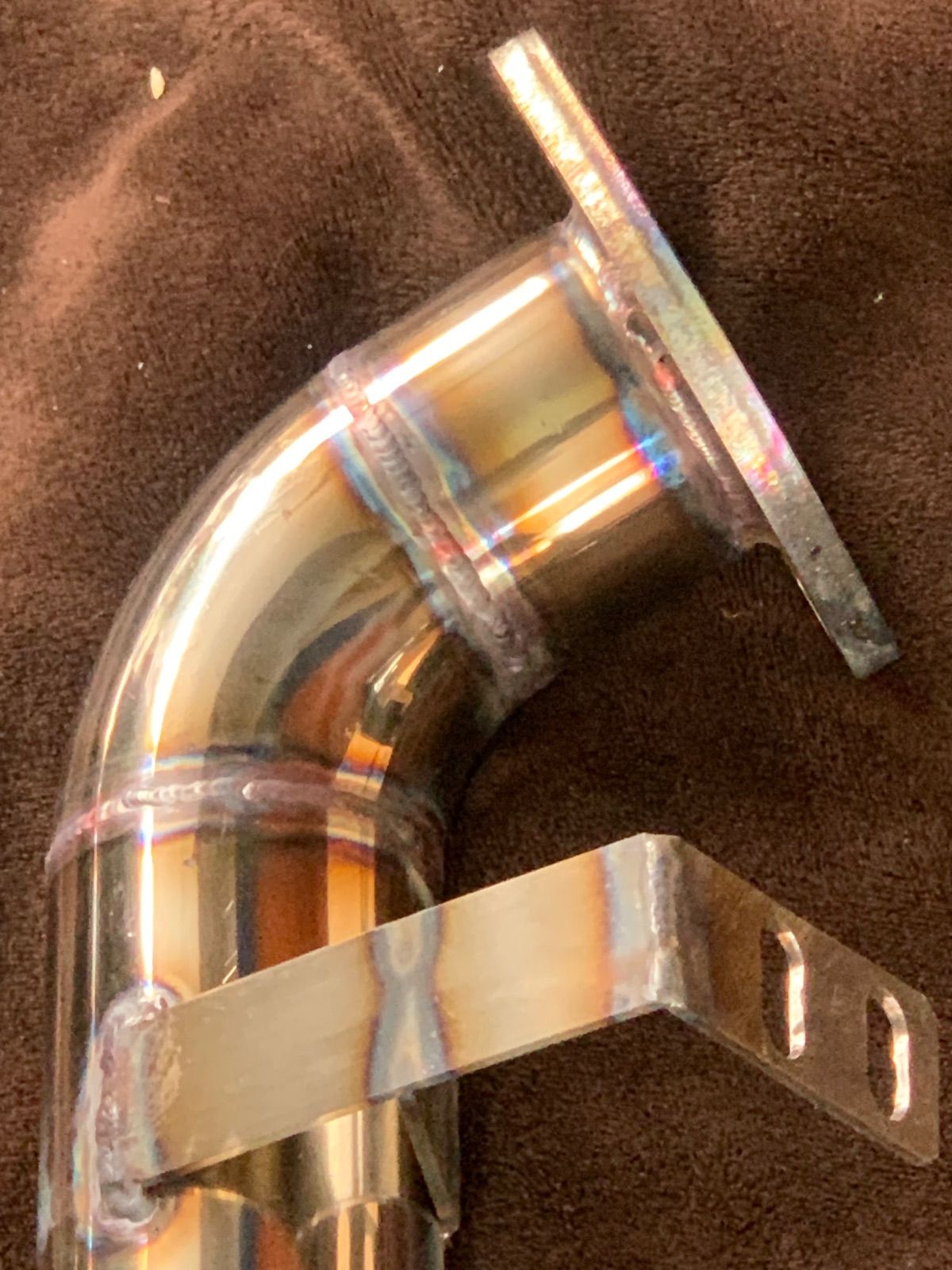 ランクル80ディーゼルターボ フロントパイプ 特注品76.3ミリ必見