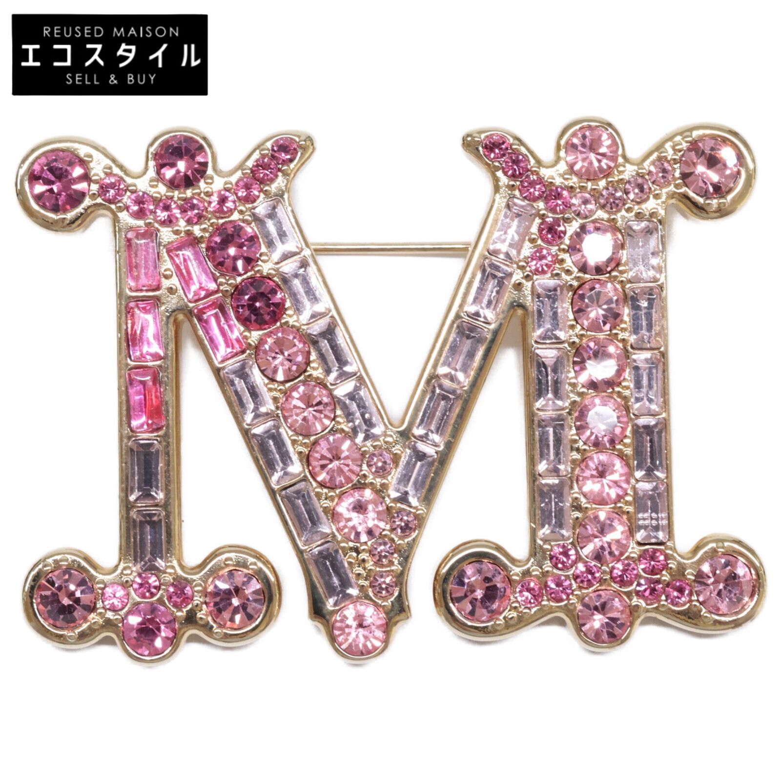 Max Mara マックスマーラ BATH 2 ラインストーン ロゴモチーフ