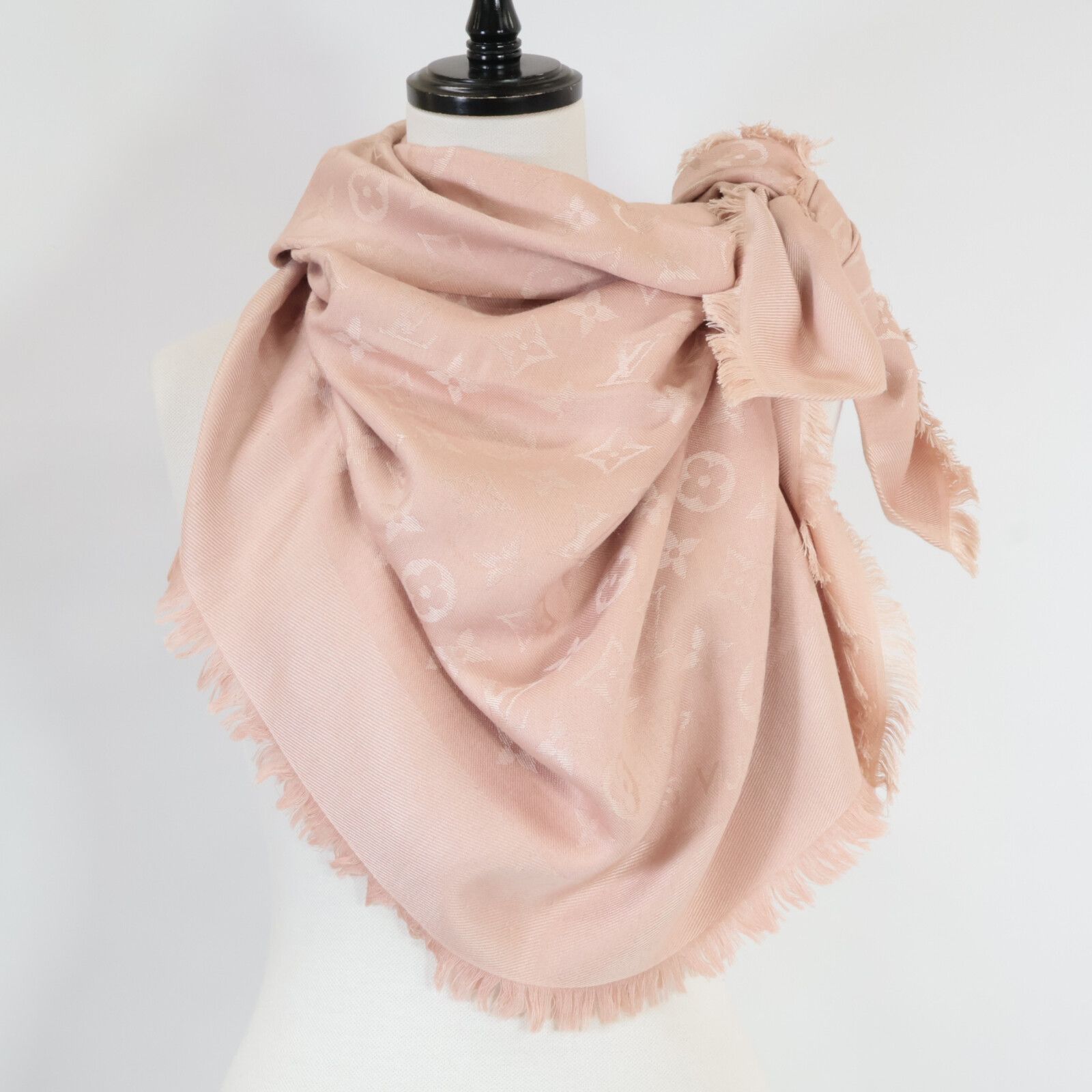 LOUIS VUITTON ルイヴィトン 410460 ショール・モノグラム・シャイン