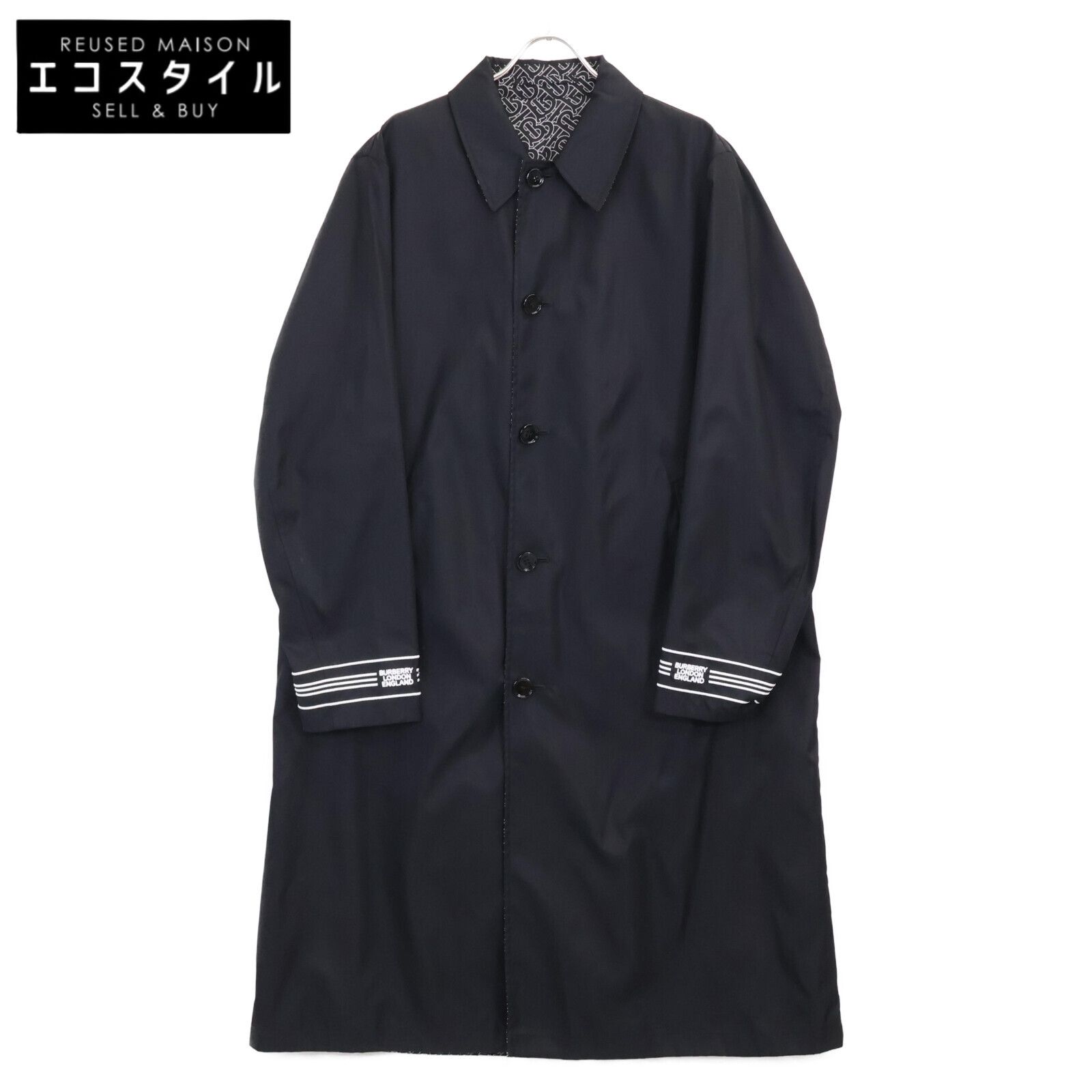 BURBERRY バーバリー TBモノグラム リバーシブル ステン コート 50