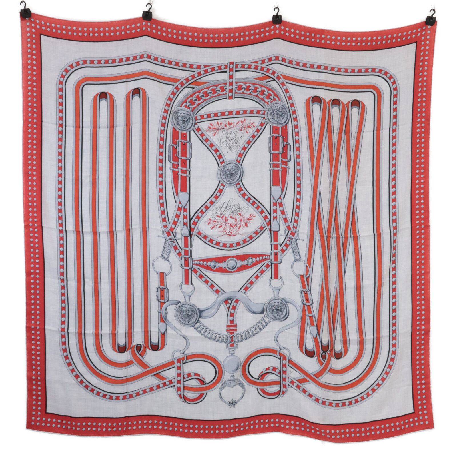 HERMES エルメス Grand Tralala グラン トゥラララ カシミヤ シルク カレジェアン