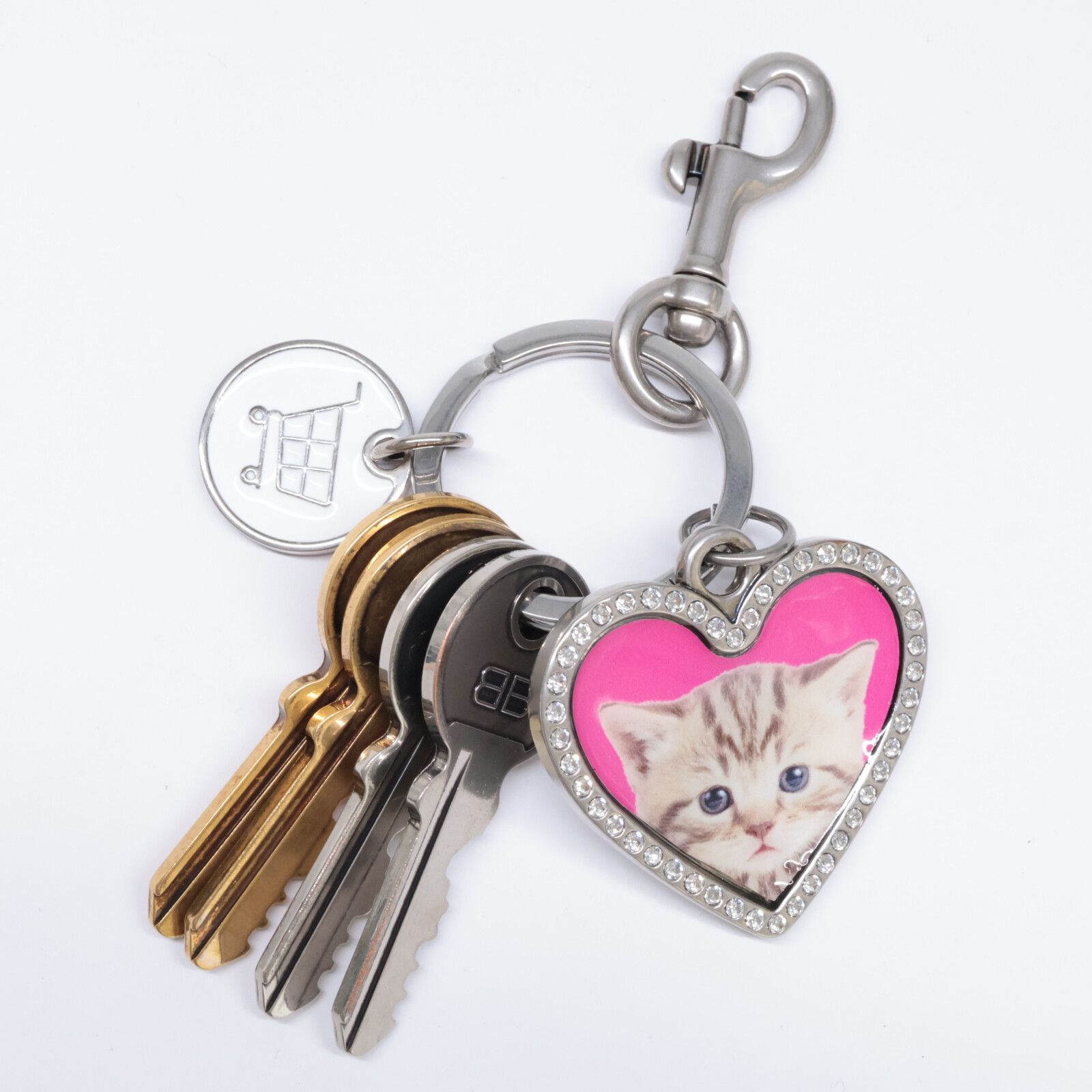 BALENCIAGA バレンシアガ 【美品】8290002ABS68486 Heart キャット