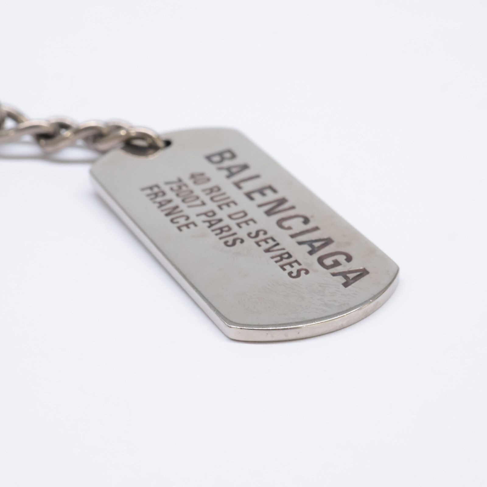 i*a様 BALENCIAGA TAGS ドックタグ キーホルダー