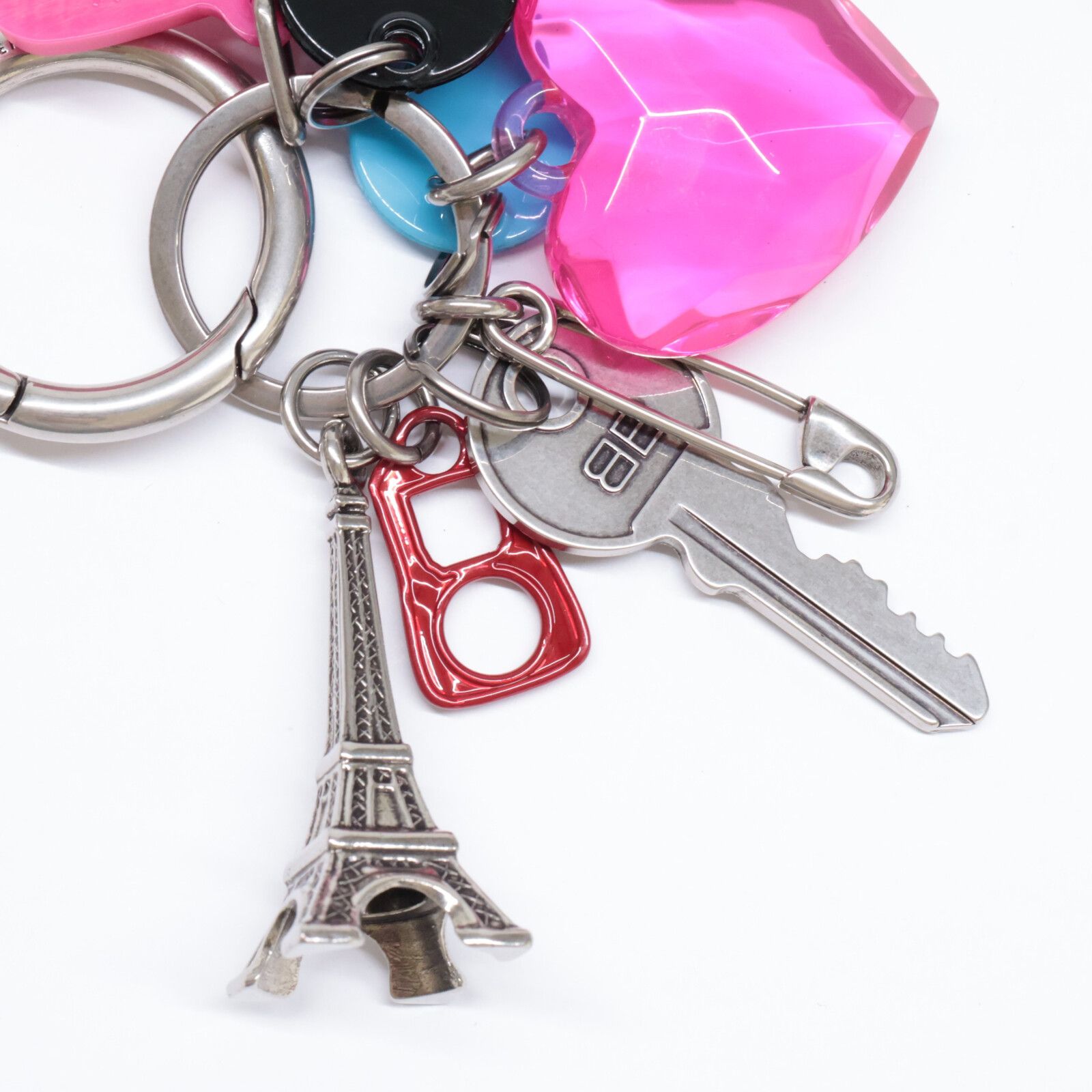 バレンシアガ HOURGLASS SOFT ビッグ スーベニア チャーム マルチ