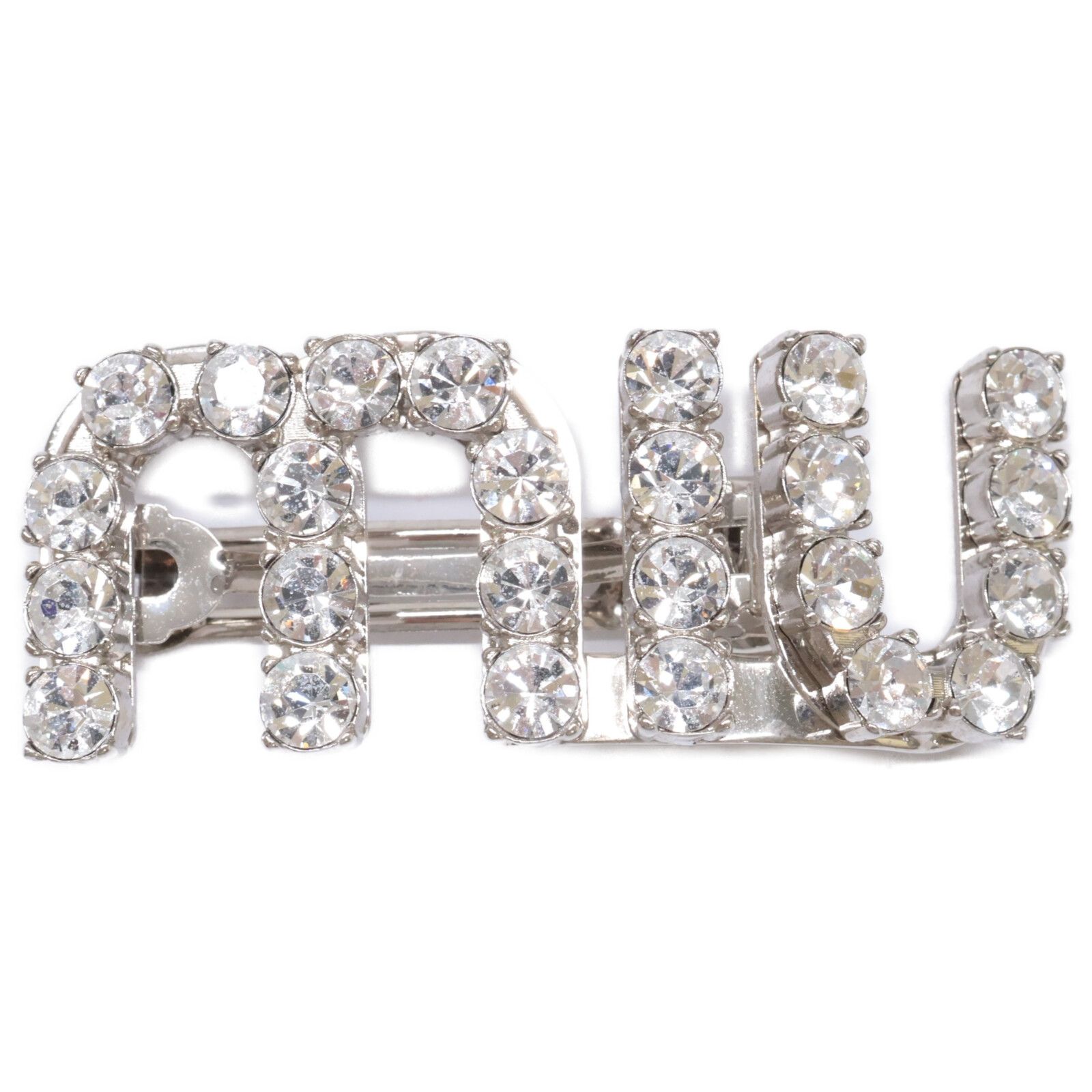 MIUMIU ミュウミュウ 5JF082_2DNC_F0OKL クリスタル ヘアクリップ