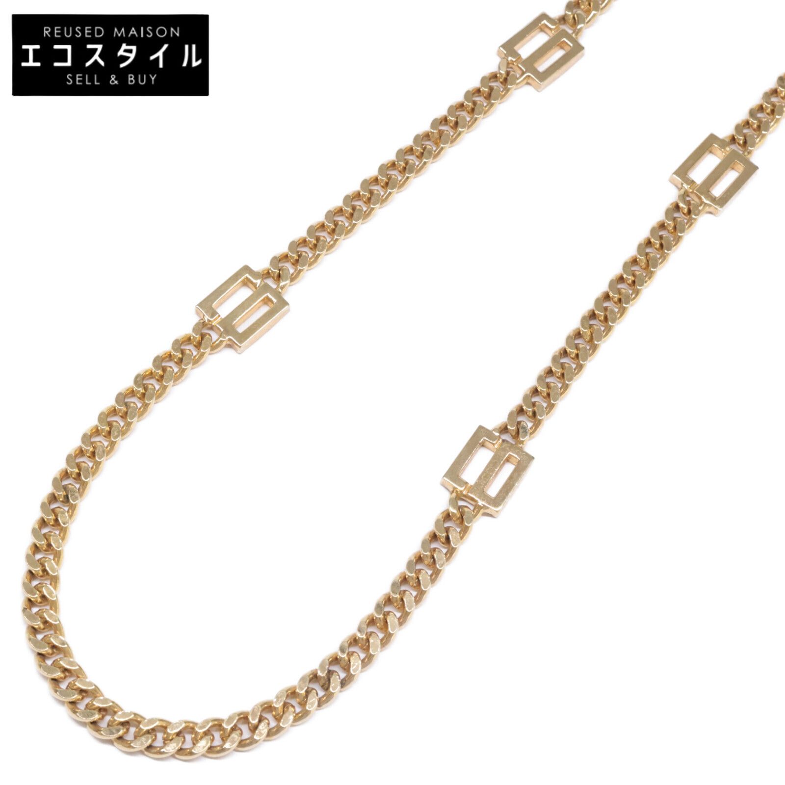 Christian Dior クリスチャンディオール CDロゴ 喜平チェーン