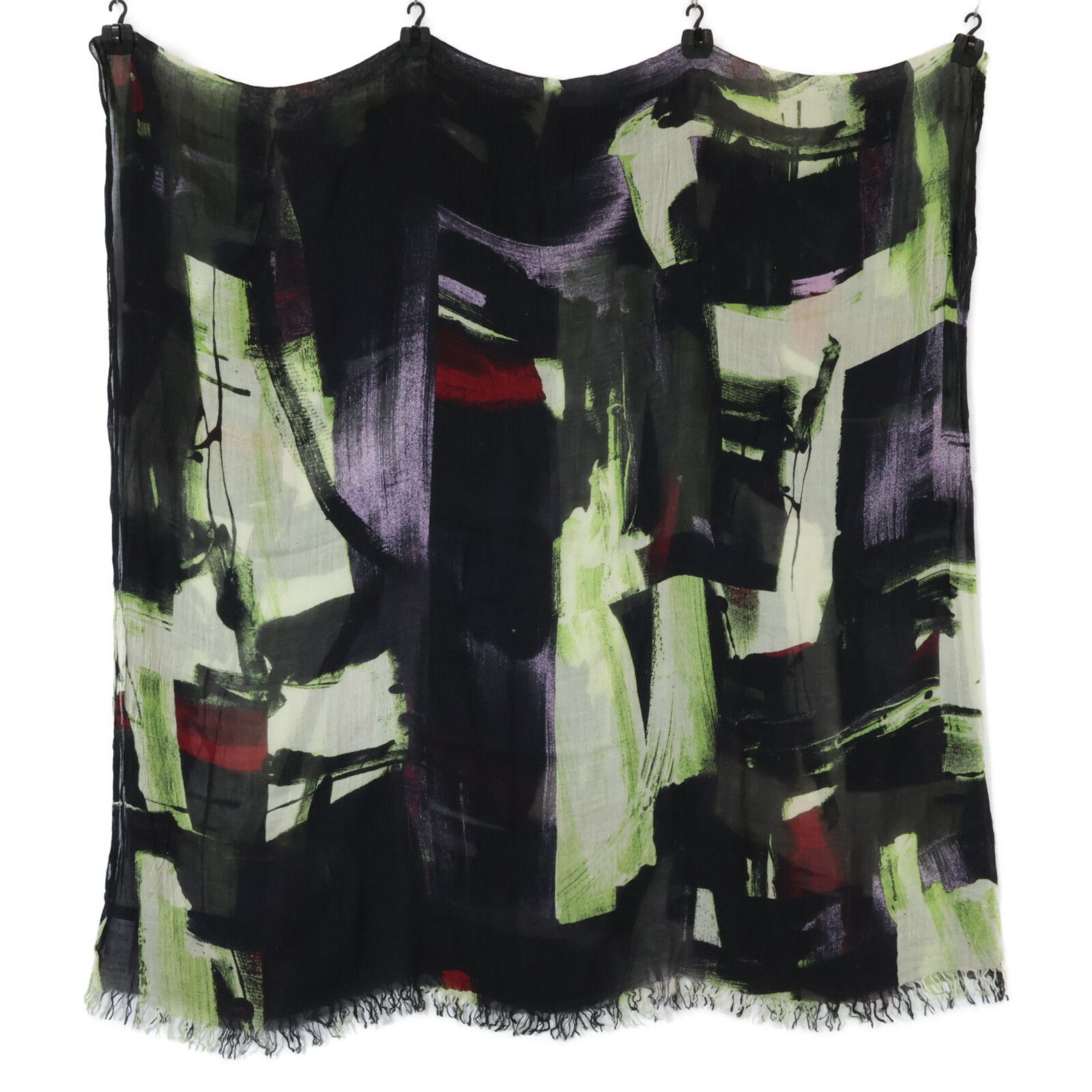 Y s ワイズ YQ-L 01-290 レーヨン シルク プリント