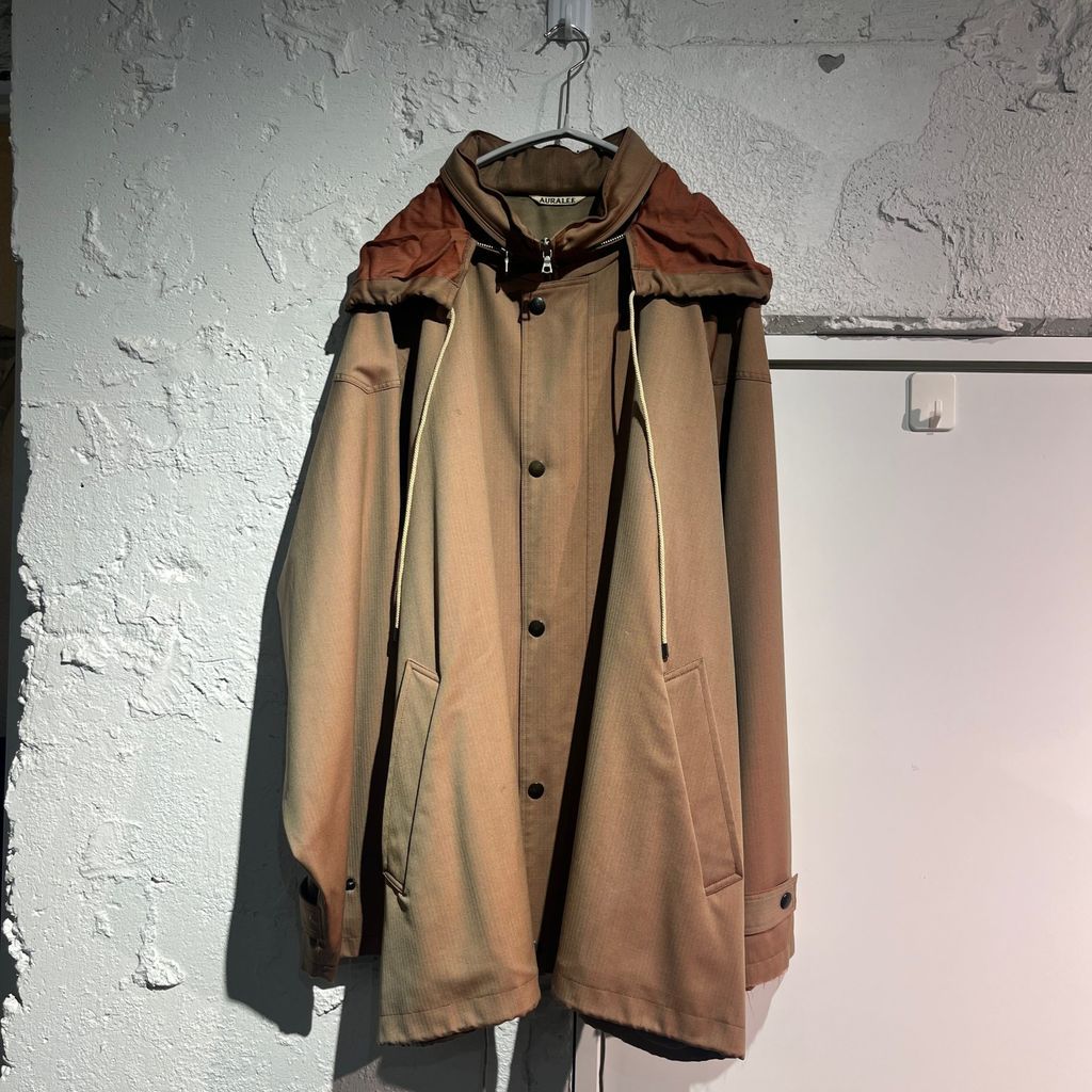 AURALEE オーラリー 18AW LIGHT WOOL MOHAIR BLOUSON ウールブルゾン