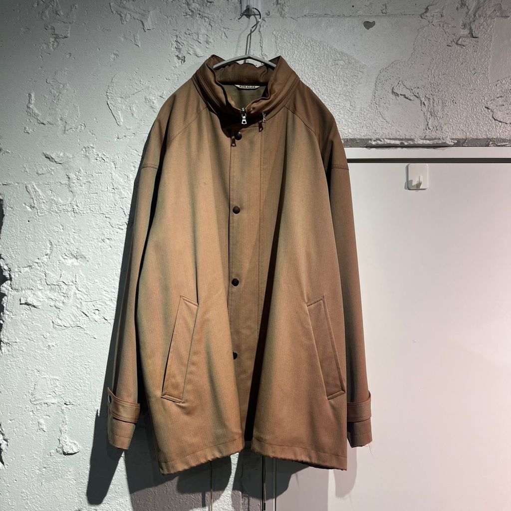 auralee 18AW ウールブルゾン AURALEE オーラリー 18AW LIGHT WOOL MOHAIR BLOUSON ウールブルゾン