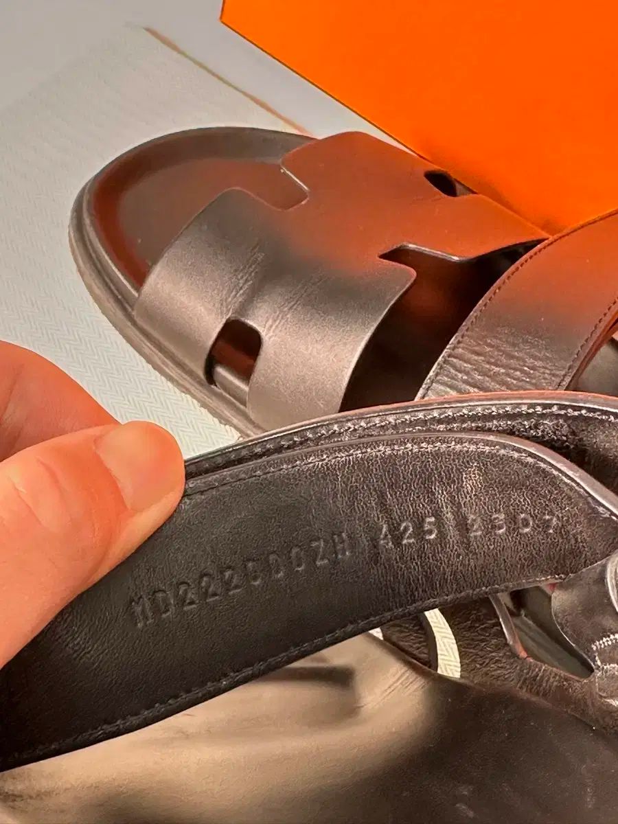 42 5 エルメス シプレ カーフスキン サンダル スリッパ ODELLYA_COM