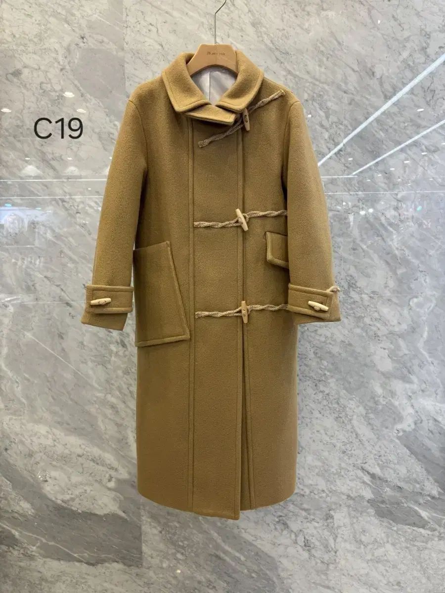 jsNEW YORKスタースタイル 2025 f w KARA カラ POINT ポイントハイネック トグルボタン ウールLongロングコート