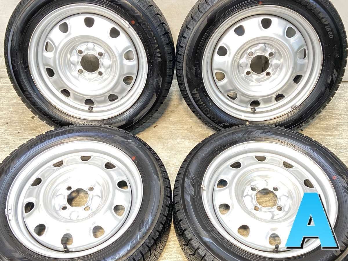 185/60R15  nヨコハマ アイスガード iG60 n　 TOPY M60 n15x5.5  100-4穴 n中古タイヤ スタッドレスタイヤ ホイールセット 4本セットn w15251030051
