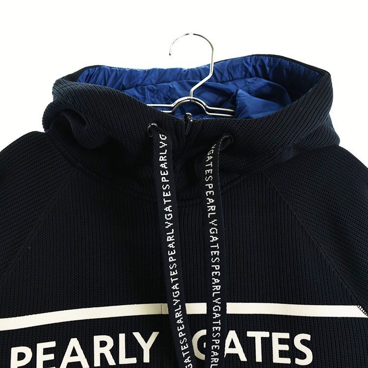パーリーゲイツ｜レディース｜1 M相当 サイズ｜リバーシブル長袖ブルゾン｜秋冬｜ネイビー系｜古着ゴルフウェア