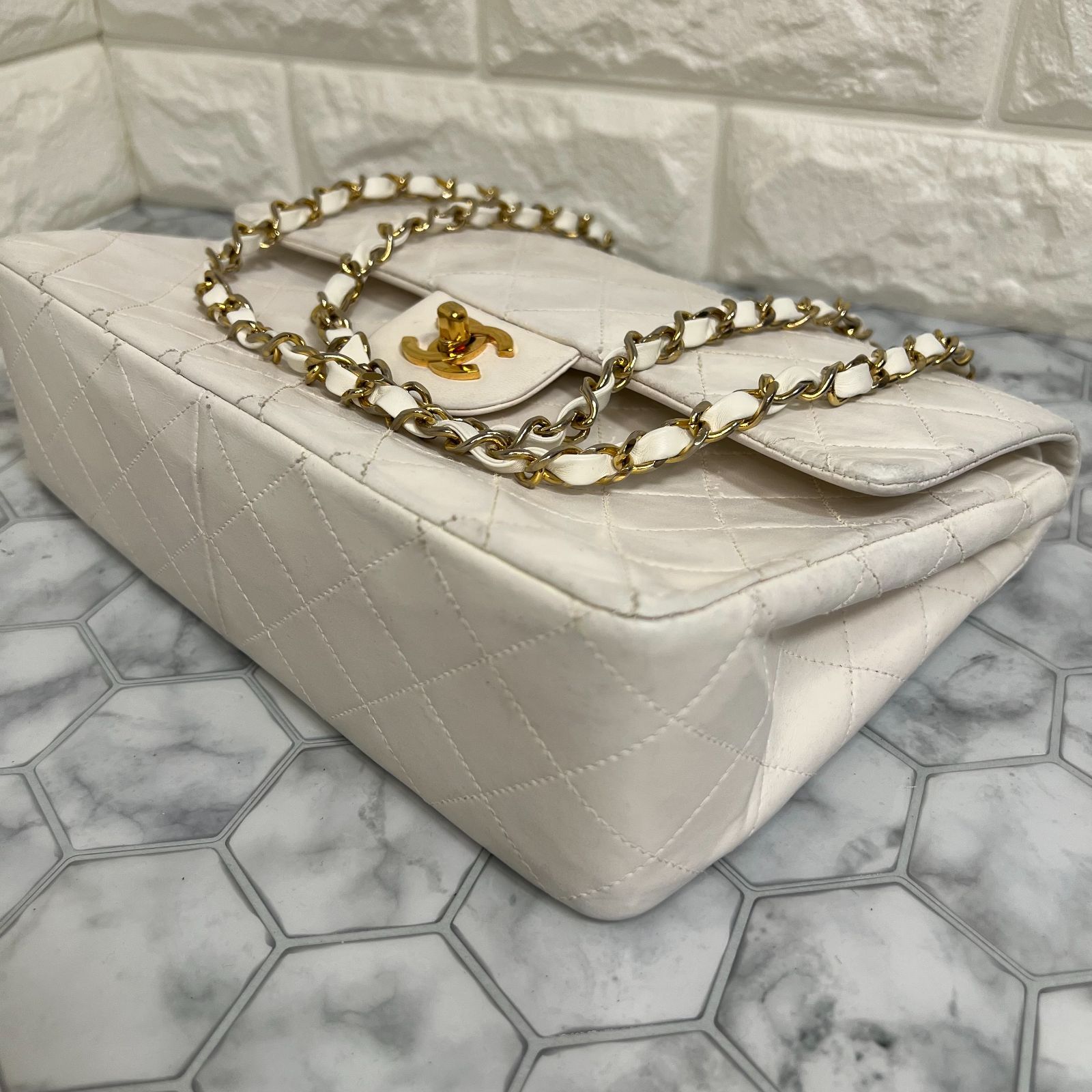 超美品】 シャネル マトラッセ 25 ダブルフラップ ダブルチェーン #94