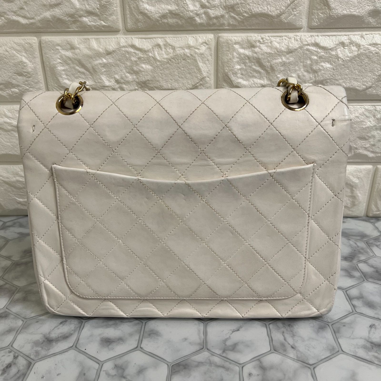 【超美品】 シャネル マトラッセ 25 ダブルフラップ ダブルチェーン #94 超美品】 シャネル マトラッセ 25 ダブルフラップ ダブルチェーン #94