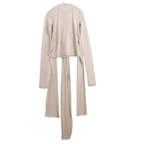 A DICH HENDERSON ディッヒヘンダーソン レディース 長袖カットソー メッシュ シースルー 22DH-CT01 PRINCE TYING TOP グレー A 古着