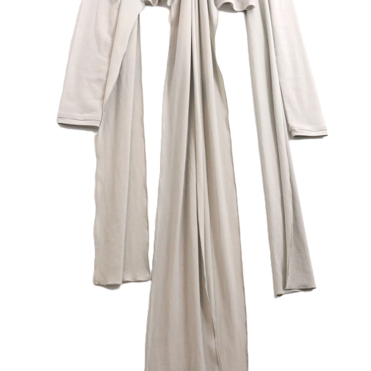  A DICH ディッヒヘンダーソン レディース 長袖カットソー メッシュ シースルー 22 DH-CT 01 PRINCE TYING TOP グレー 古着 長袖 Tシャツ カットソー