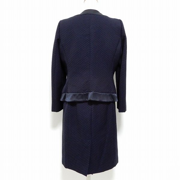 axc アルマーニコレツィオーニ ARMANICOLLEZIONI ワンピーススーツ セットアップ ノースリーブ 光沢 大きいサイズ レディース 973247