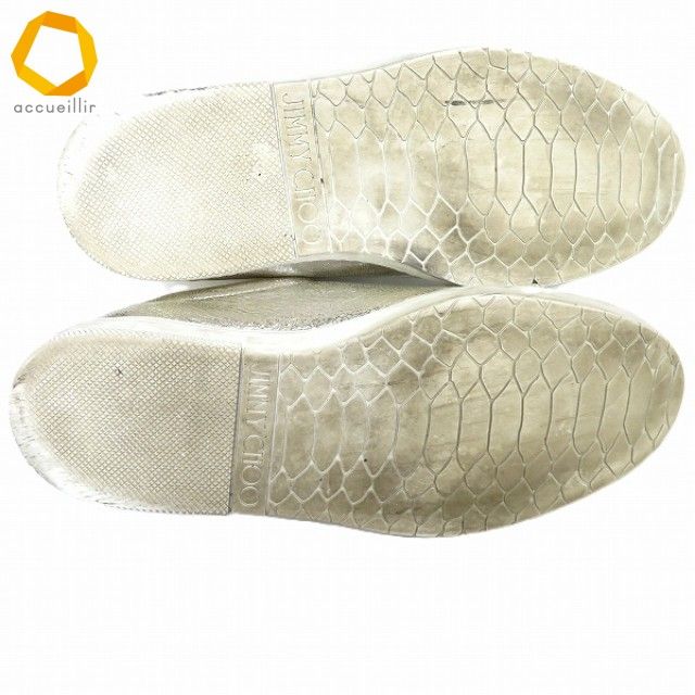 as ジミーチュウ Jimmy Choo スニーカー 42 シルバー メタリック 星型 