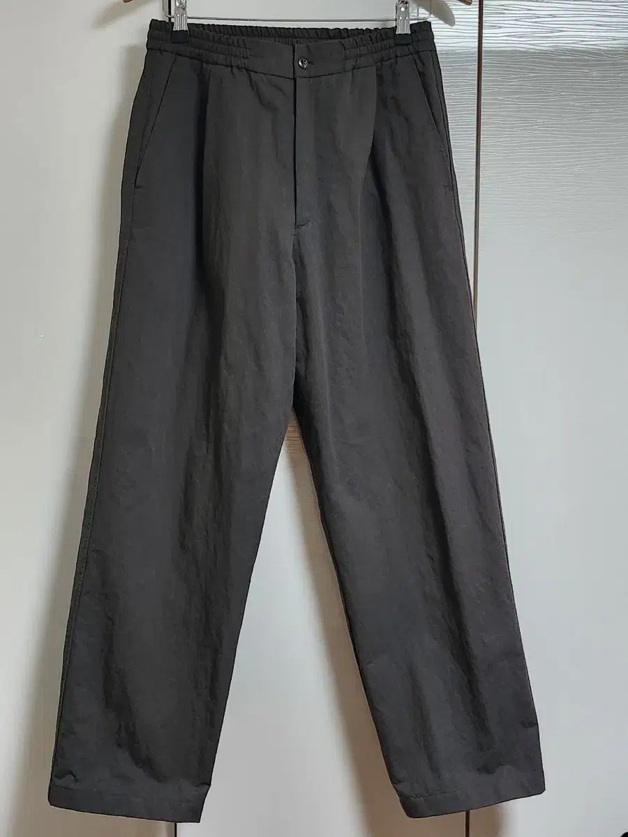 2 スチールネス ナチュラル イージー パンツ チャコール ブラウン