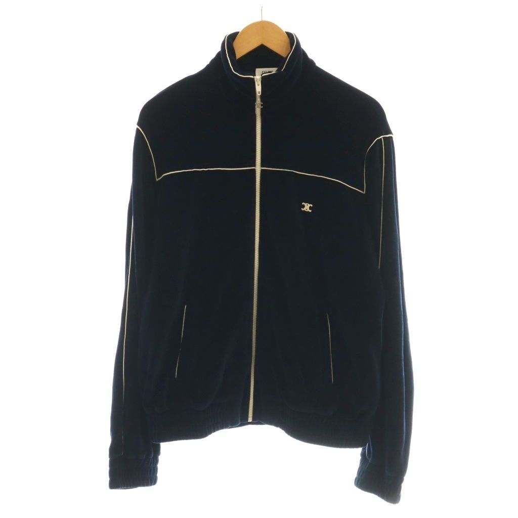 セリーヌ CELINE 21SS トリオンフ ベロアトラックジャケット ブルゾン