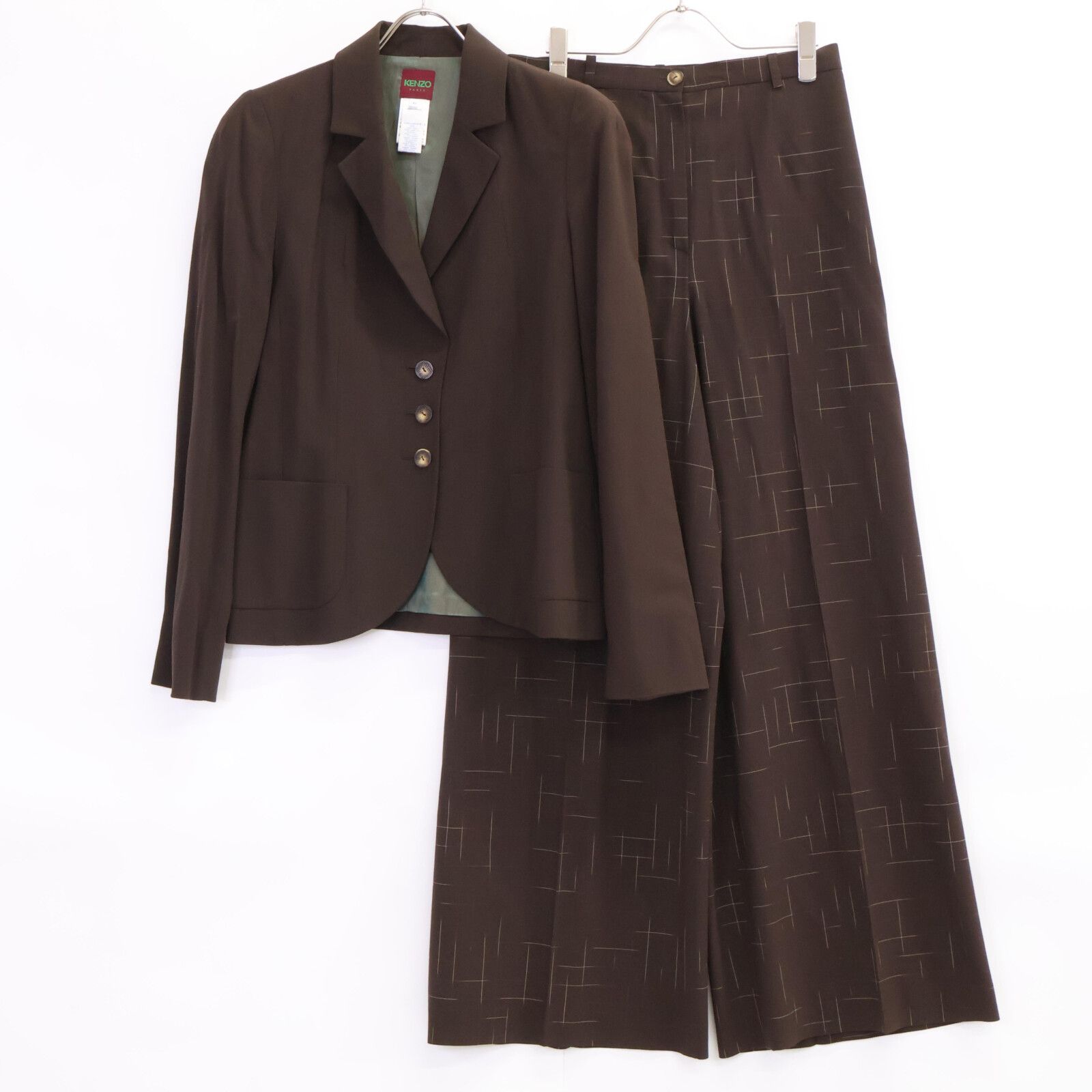 KENZO ケンゾー ﾌﾞﾗｳﾝ ｾｯﾄｱｯﾌﾟ 42. 40