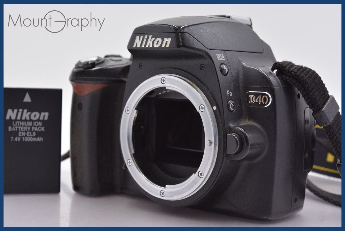 ニコン Nikon D40 バッテリー付属 完動 同梱可 am1377