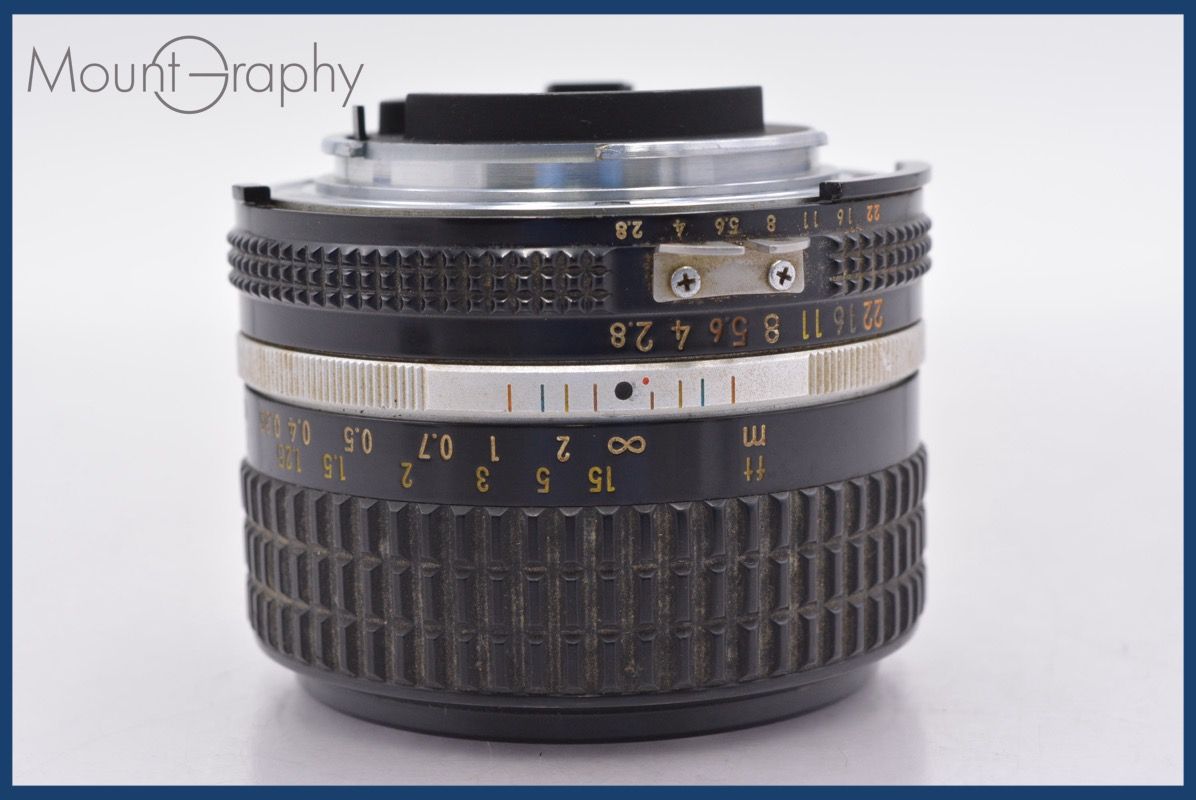 即日発送 ニコン Nikon NIKKOR 28mm F2.8 Ai-S 前後キャップ-レンズフィルター付 同梱可 am1384 絶対お買い得！