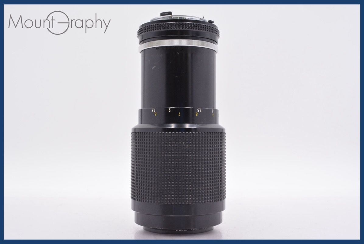 人気アイテムお得に購入！ 実用 ニコン Nikon Zoom-NIKKOR 80-200mm F4.5 Ai 前後キャップ-レンズフィルター付 同梱可 am1388 最短当日配送。