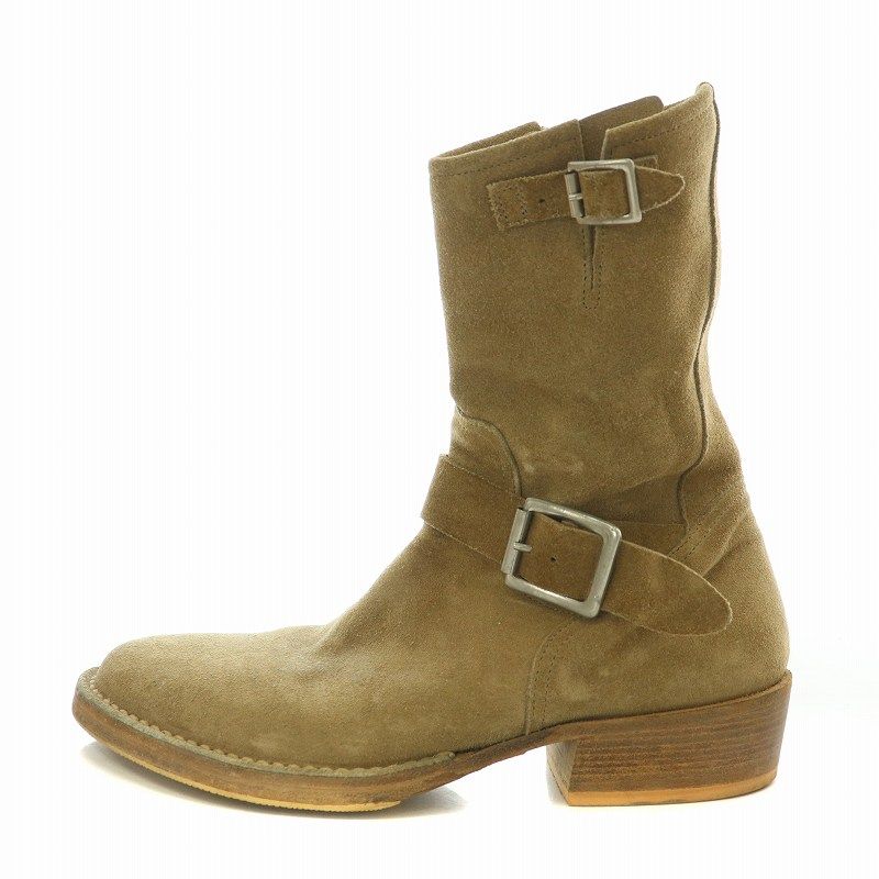 美品■希少 伊製 ノンネイティブ ラグスマックレガー 16AW 2114101 BIKER ZIP UP BOOTS スウェードレザー ロング バイカーブーツ 39 メンズ ノンネイティブ nonnative RAGS MCGREGOR BIKER ZIP UP BOOTS バイカー