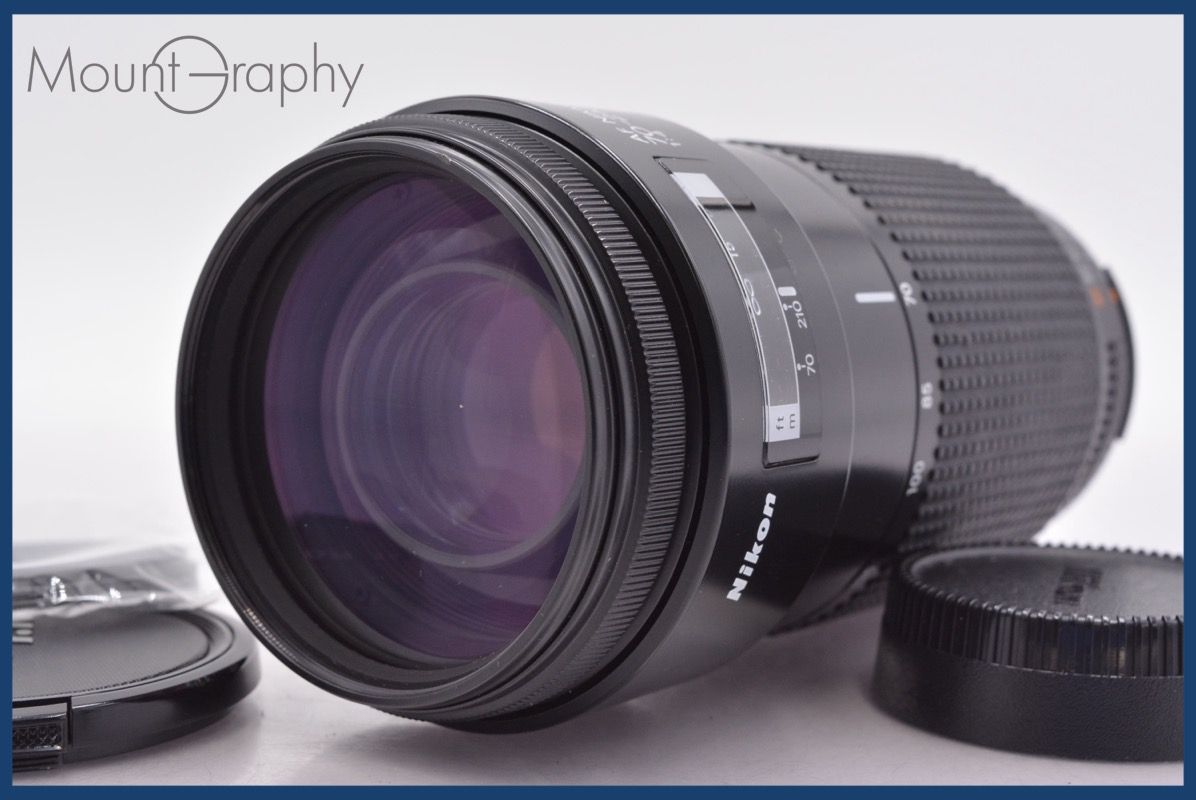 ニコン Nikon AF NIKKOR 70 210 mm F 4 前後キャップ レンズフィルター付 同梱可 am 1391