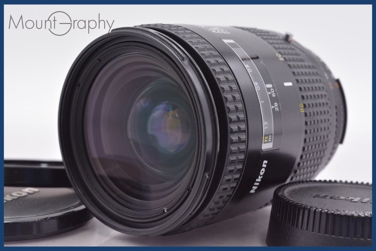 ニコン Nikon AF NIKKOR 28-85mm F3.5-4.5 前後キャップ-レンズフィルター付 完動 同梱可 am1395