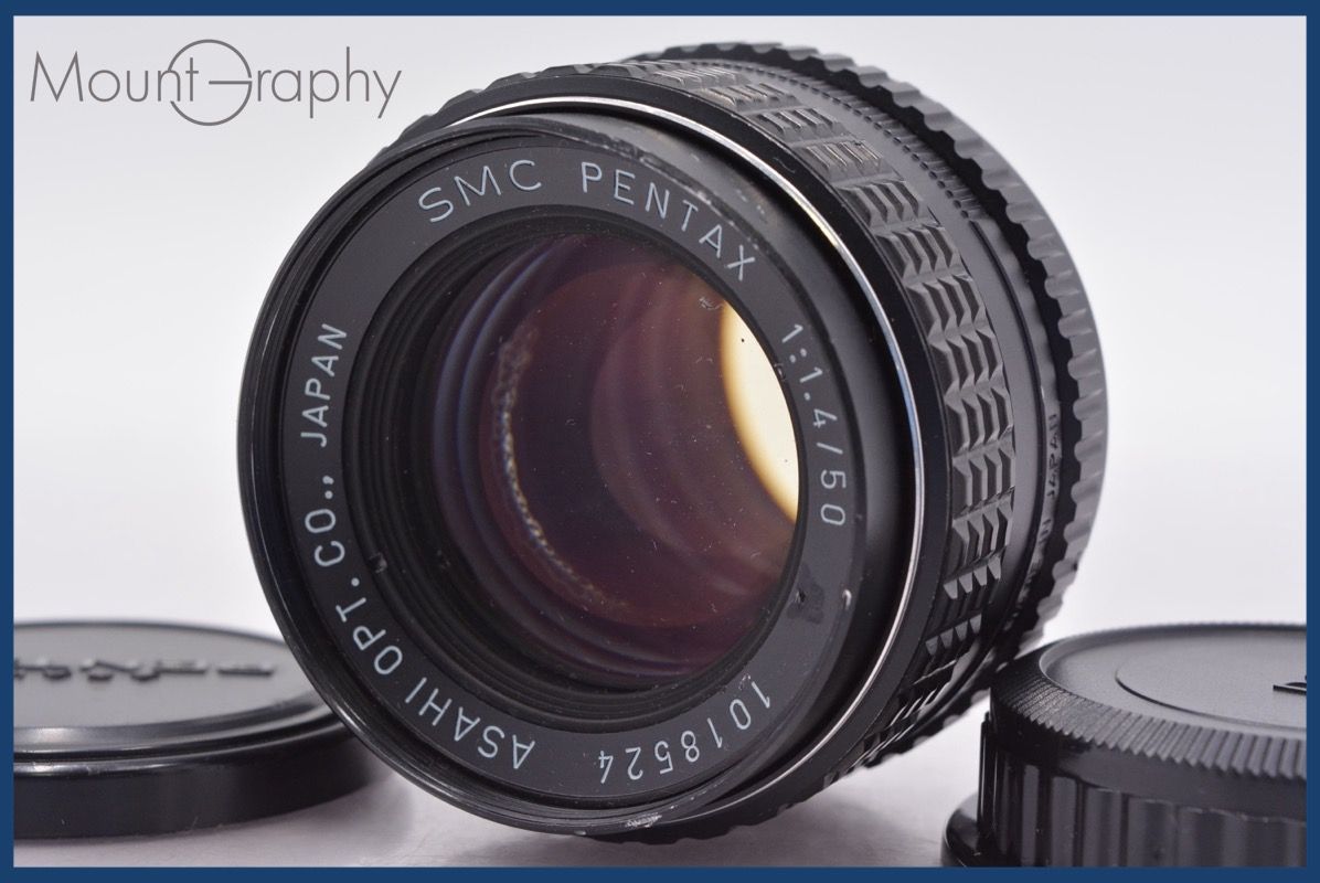 実用 ペンタックス PENTAX SMC PENTAX 50mm F1.4 前後キャップ付 同梱可 am1396