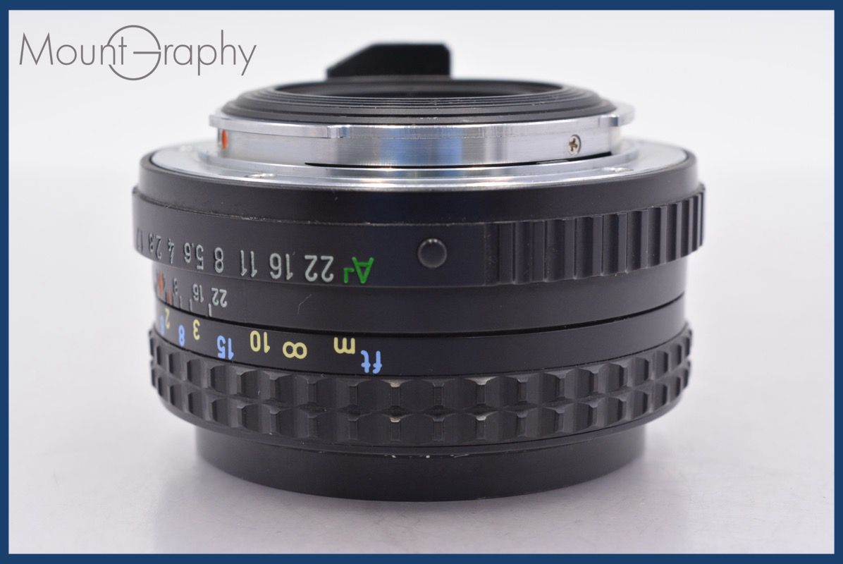 ペンタックス PENTAX SMC PENTAX-A 50mm F1.7 前後キャップ-レンズフィルター付 完動 同梱可 am1407