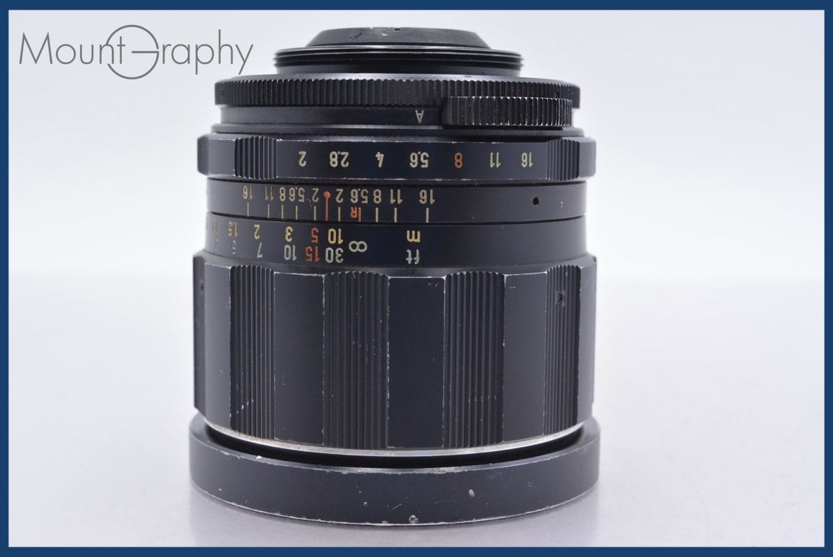 ペンタックス PENTAX Super-Takumar 35mm F2 初期 前後キャップ付 完動 同梱可 am1411