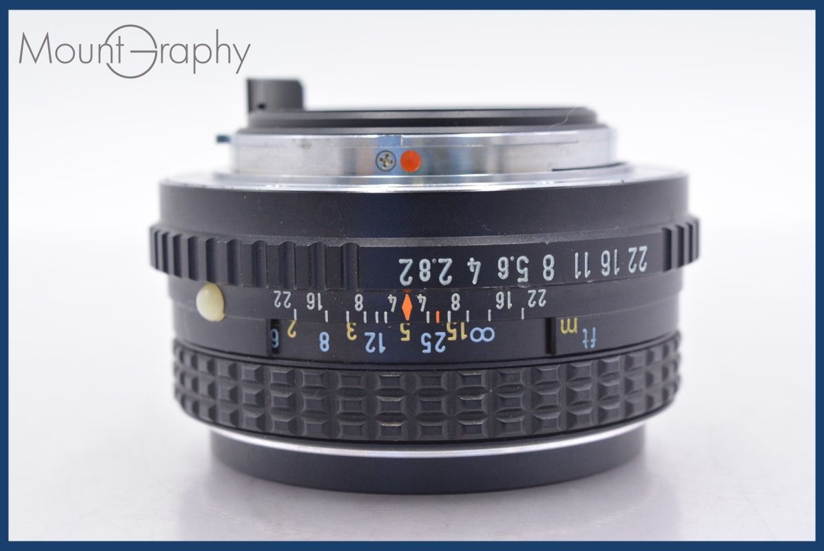 上 ペンタックス PENTAX SMC PENTAX-M 50mm F2 前後キャップ-レンズフィルター レンズフード付 完動 同梱可 am1412