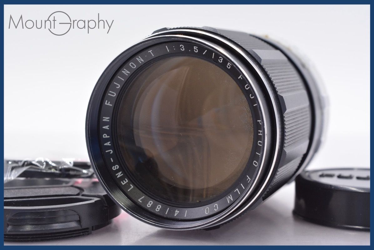富士フィルム FUJINON T 135 mm F 3 5 前後キャップ レンズフィルター付 M 42用 同梱可 am 1415