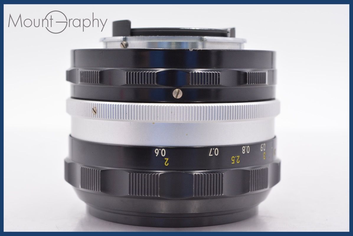 ニコン Nikon NIKKOR-S.C Auto 50mm F1.4 非Ai 前後キャップ-レンズフィルター付 完動 同梱可 am1431