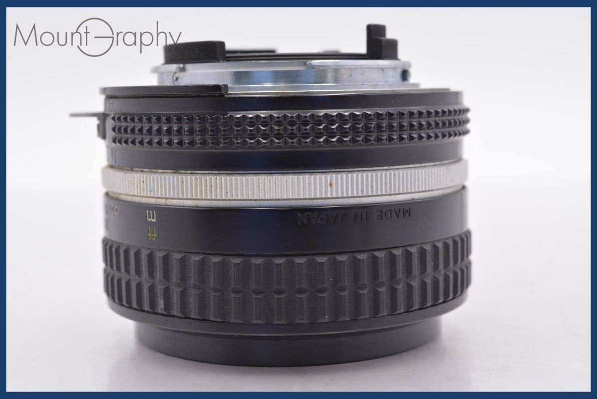 ニコン Nikon NIKKOR 50mm F1.4 Ai 前後キャップ-レンズフィルター付 同梱可 am1443