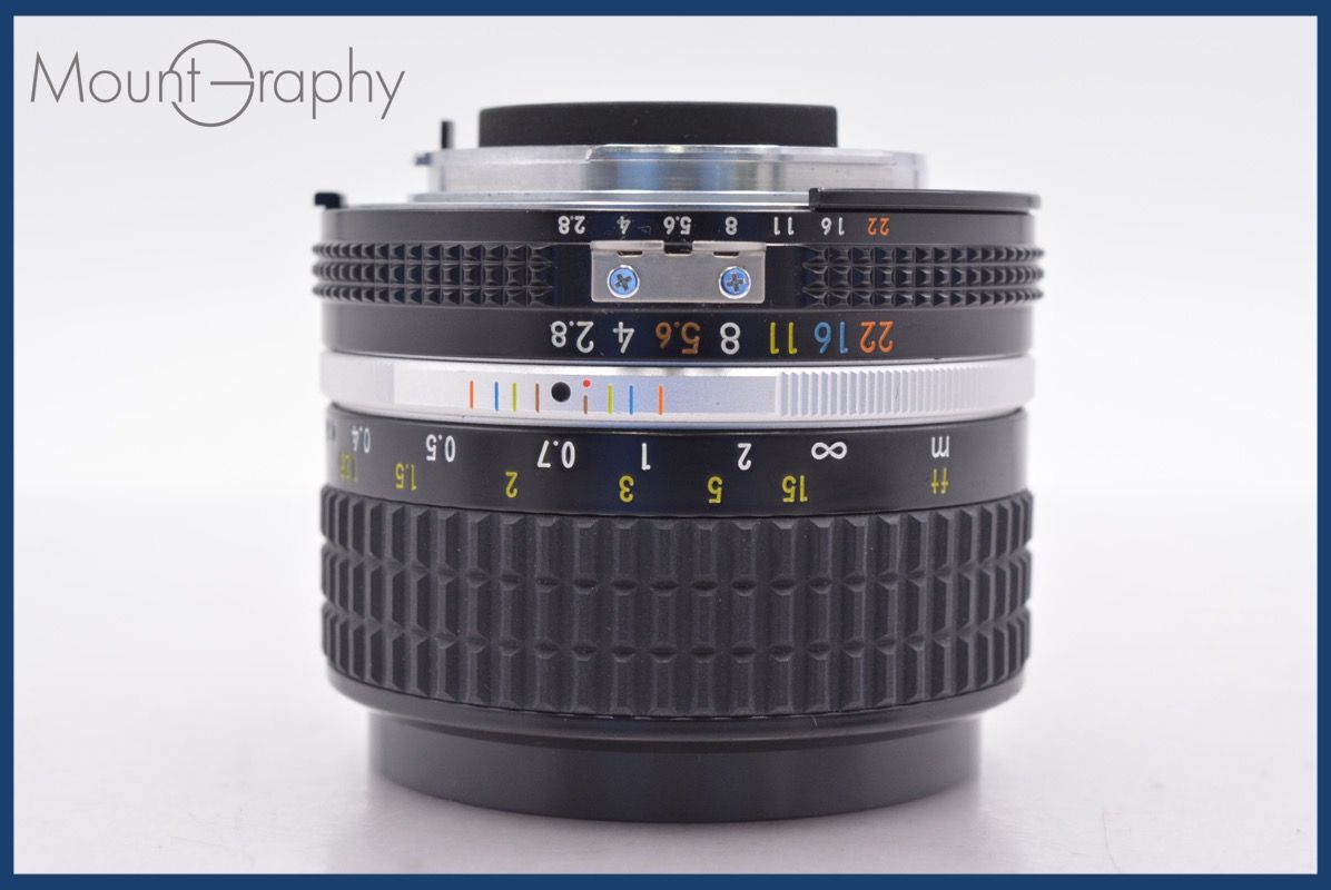 Nikon Ai-S NIKKOR 35mm f2 純正フィルター・前後キャップ ニコン Nikon NIKKOR 35mm F2.8 Ai-S 前後キャップ&レンズフィルター付