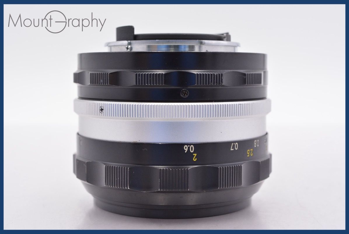 上 ニコン Nikon NIKKOR-S.C Auto 50mm F1.4 非Ai 前後キャップ-レンズフィルター付 完動 同梱可 am1450