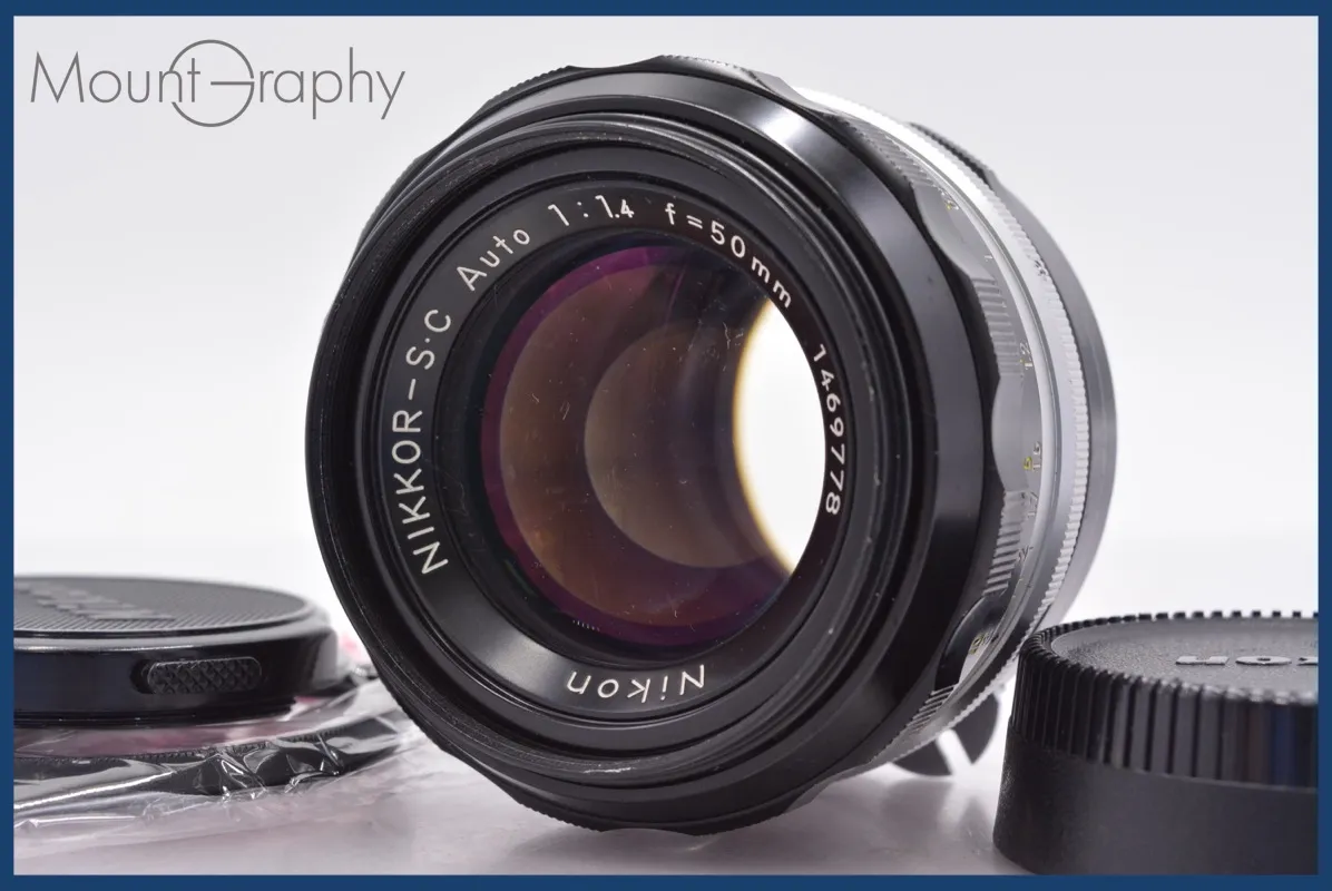 極上品 Nikon ニコン 非Ai NIKKOR-S・C Auto 50mm F1.4 フィルムカメラ