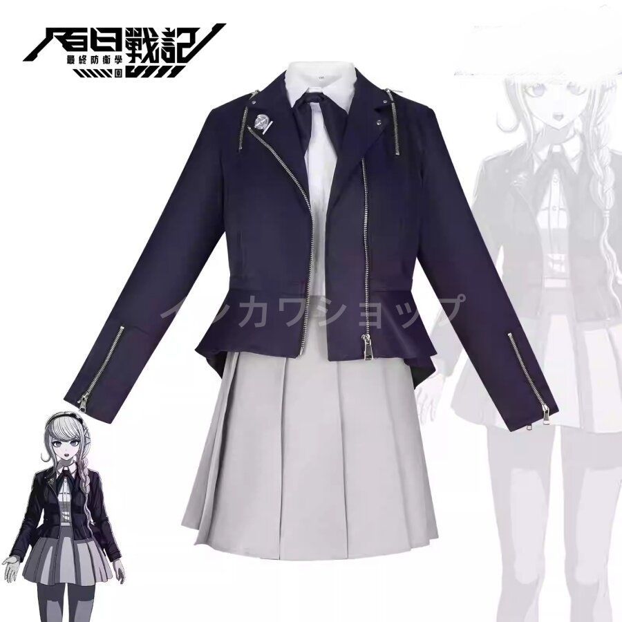 百日戦記 霧藤ノゾミ コスプレ衣装 長袖 ショートスカート 私服 ゲーム イベント フルセット 没入感 日常