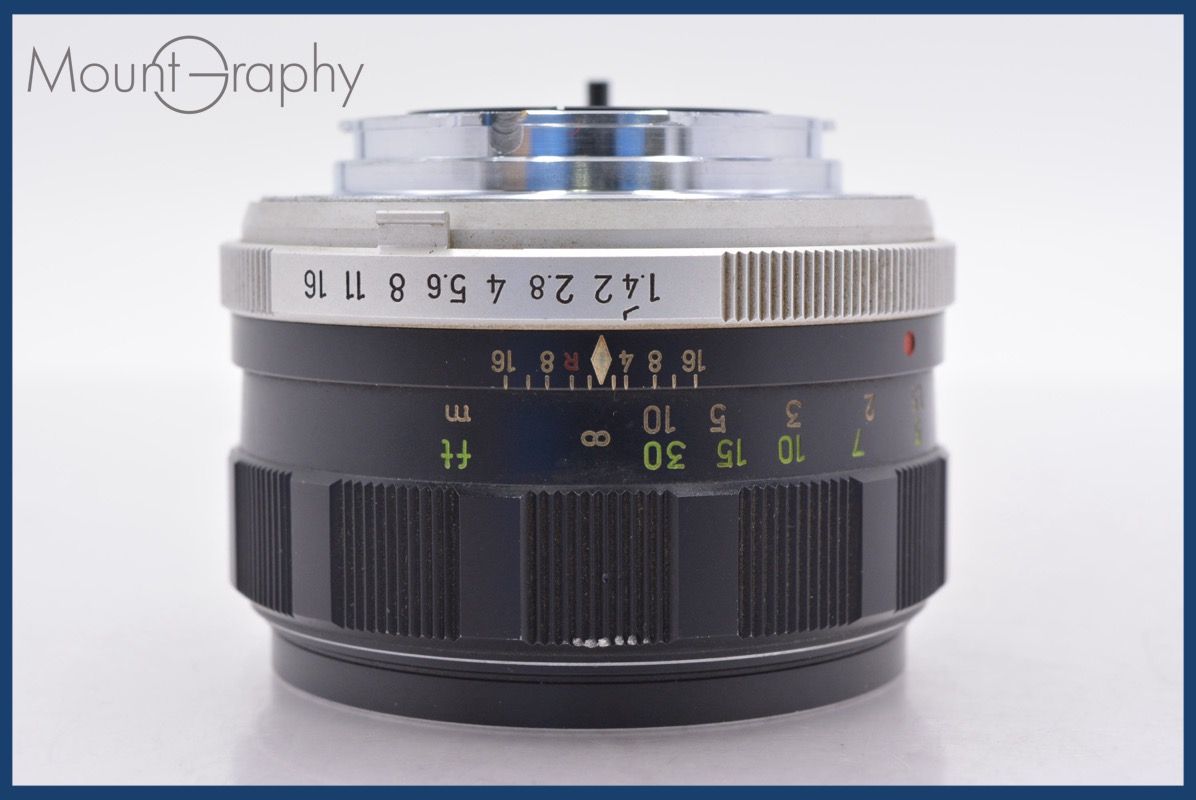 ☆実用美品☆ ミノルタ MINOLTA MC ROKKOR-PF 58mm F1.4 前後キャップ