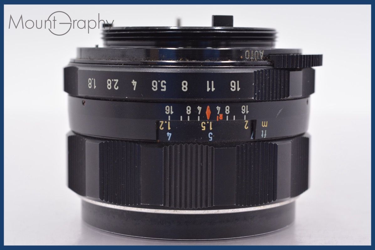 ペンタックス PENTAX Super-Multi-Coated TAKUMAR 55mm F1.8 前後キャップ-レンズフィルター付 完動 同梱可 am1463